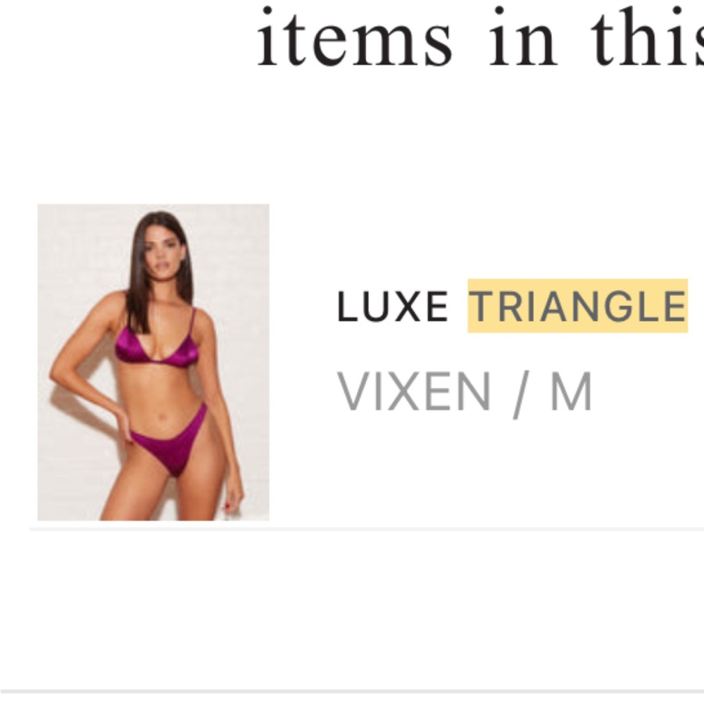 fleur du Mal Luxe triangle bra